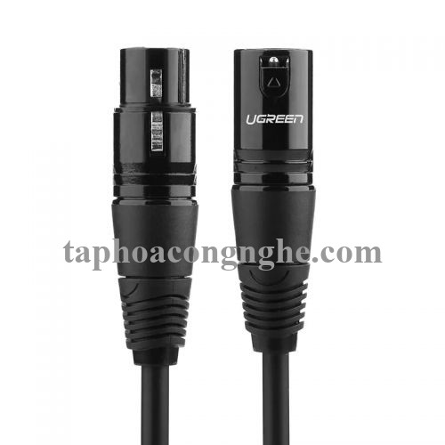 Ugreen 20712 5M Màu Đen Cáp nối dài Microphone Canon âm thanh AV130 30020712